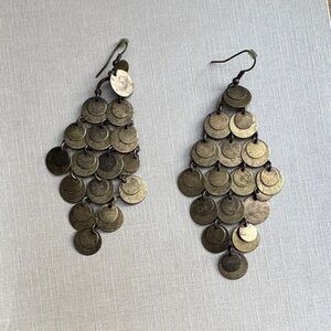 Elegant Gold Dangle Earrings